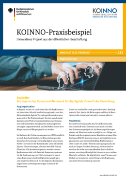 BayKoNet – Ein bayerisches Kommunal-Netzwerk für die digitale Zukunft der Verwaltung