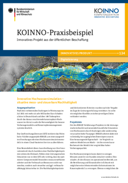 Innovative Hochwassersimulation – situative mess- und steuerbare Nachhaltigkeit