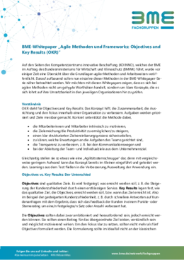 Whitepaper Agile Methoden und Frameworks: OKR - Objectives and Key Results