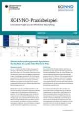 Öffentliche Beschaffungsprozesse digitalisieren Das Kaufhaus des Landes (KdL) Rheinland-Pfalz