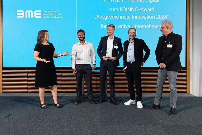 HEIDI Heimat Digital gewinnt den 1. Award Ausgezeichnete Innovation